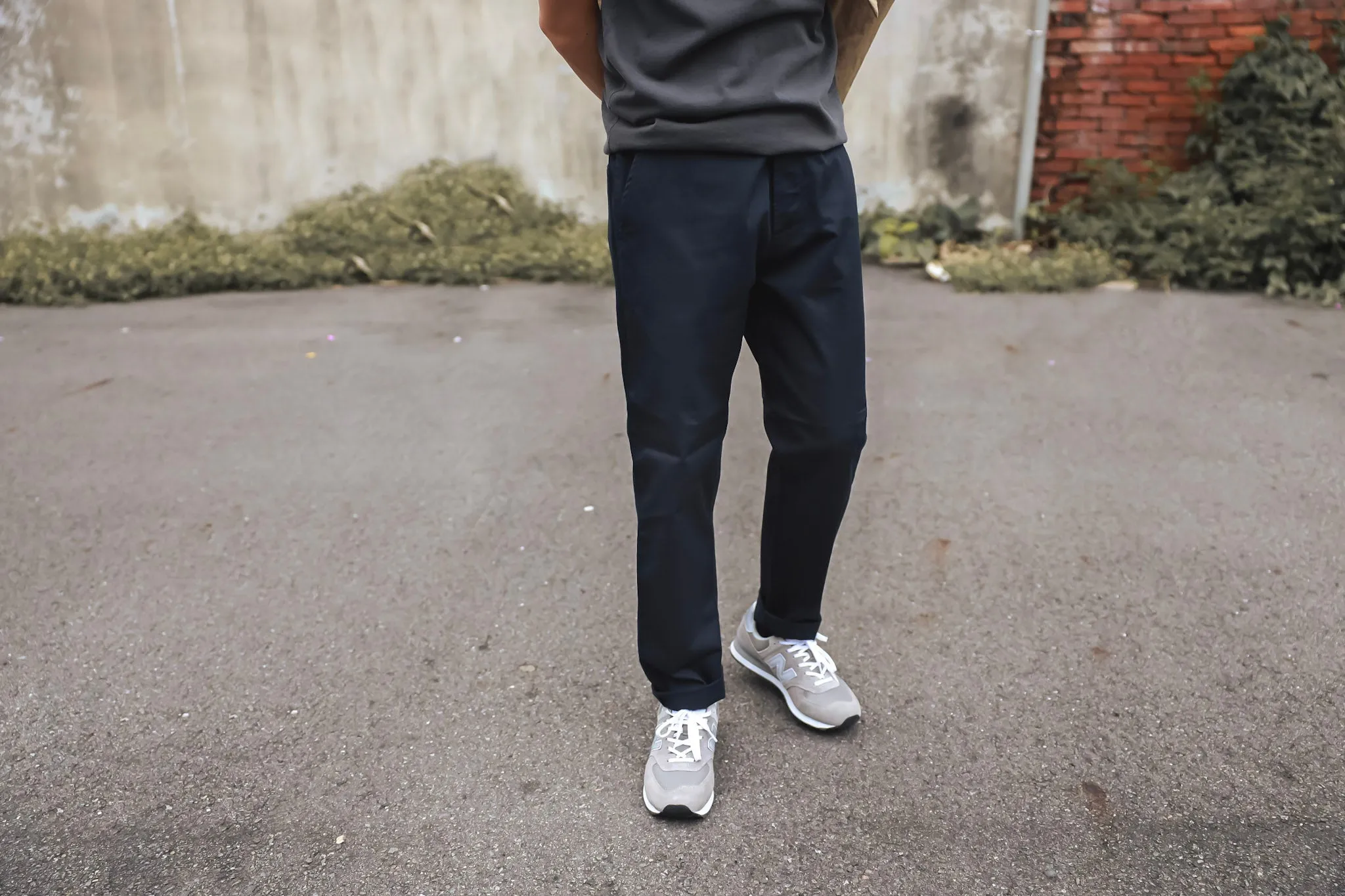 【Universal Works】Military Chino In Navy Twill／海軍藍休閒軍褲
