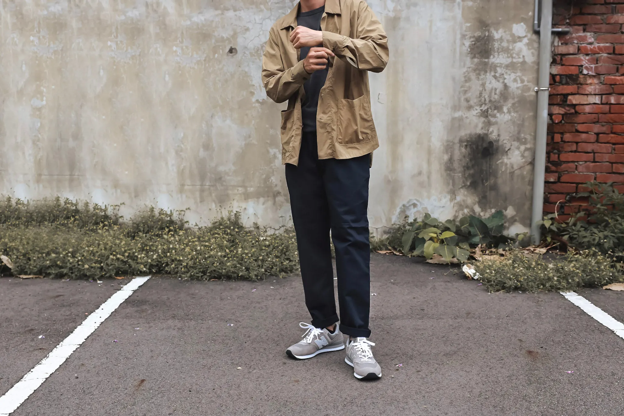 【Universal Works】Military Chino In Navy Twill／海軍藍休閒軍褲