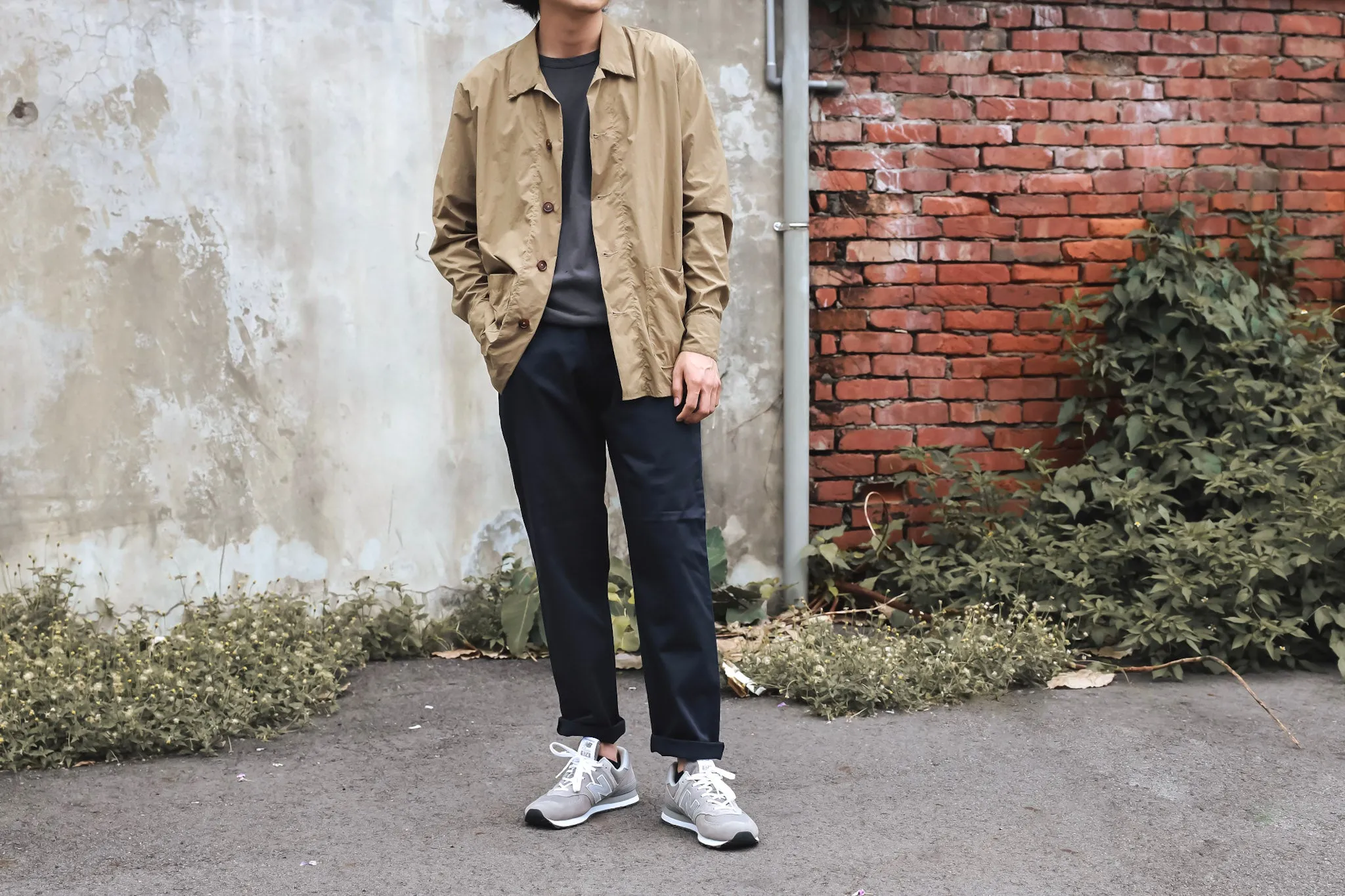 【Universal Works】Military Chino In Navy Twill／海軍藍休閒軍褲