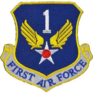 US Military USAF 1st First Air Force Shield Patch