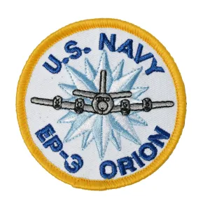 US Military USN NAVY EP-03 Orion Iron On Patch