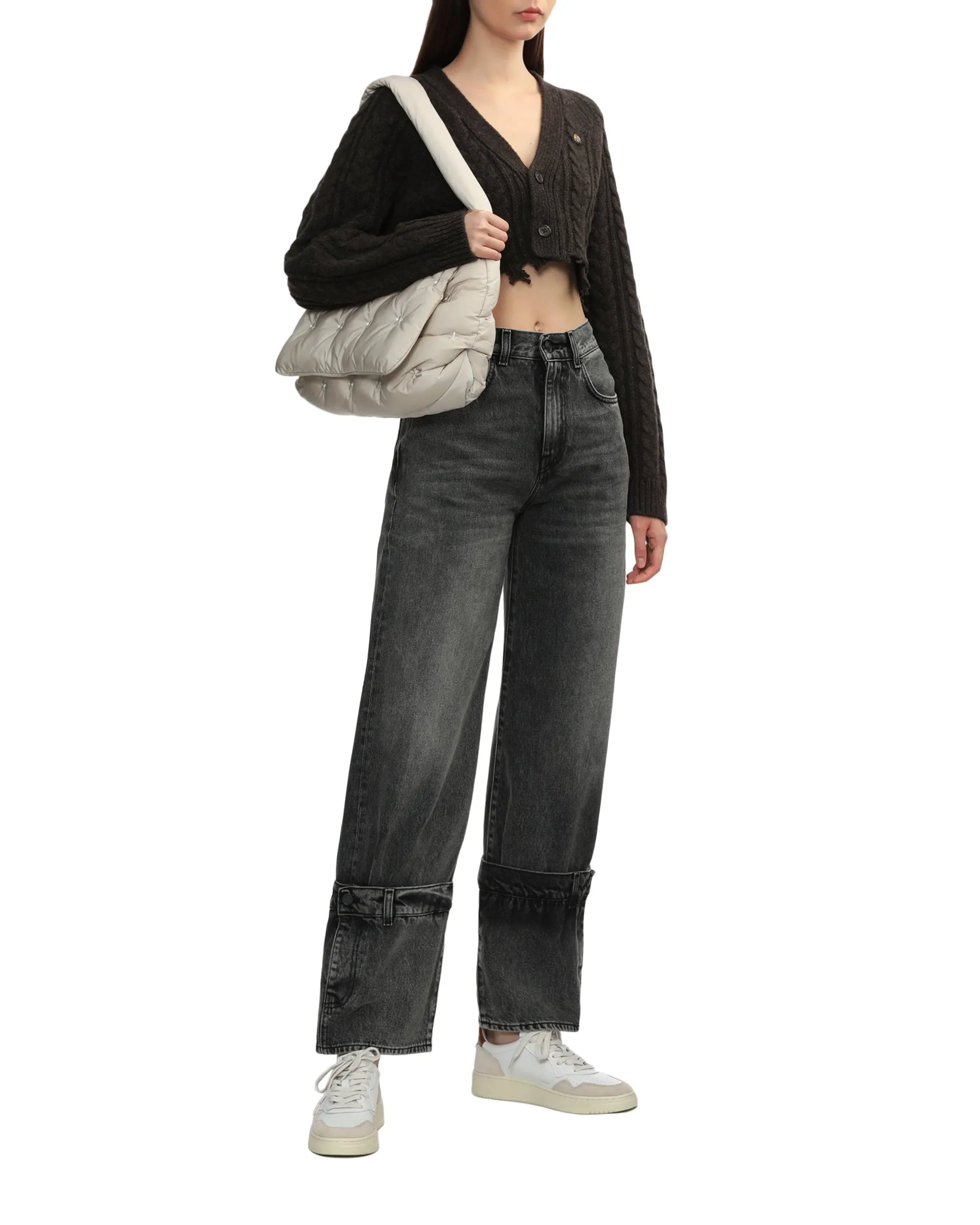 V-neck cardigan