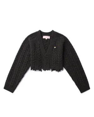 V-neck cardigan
