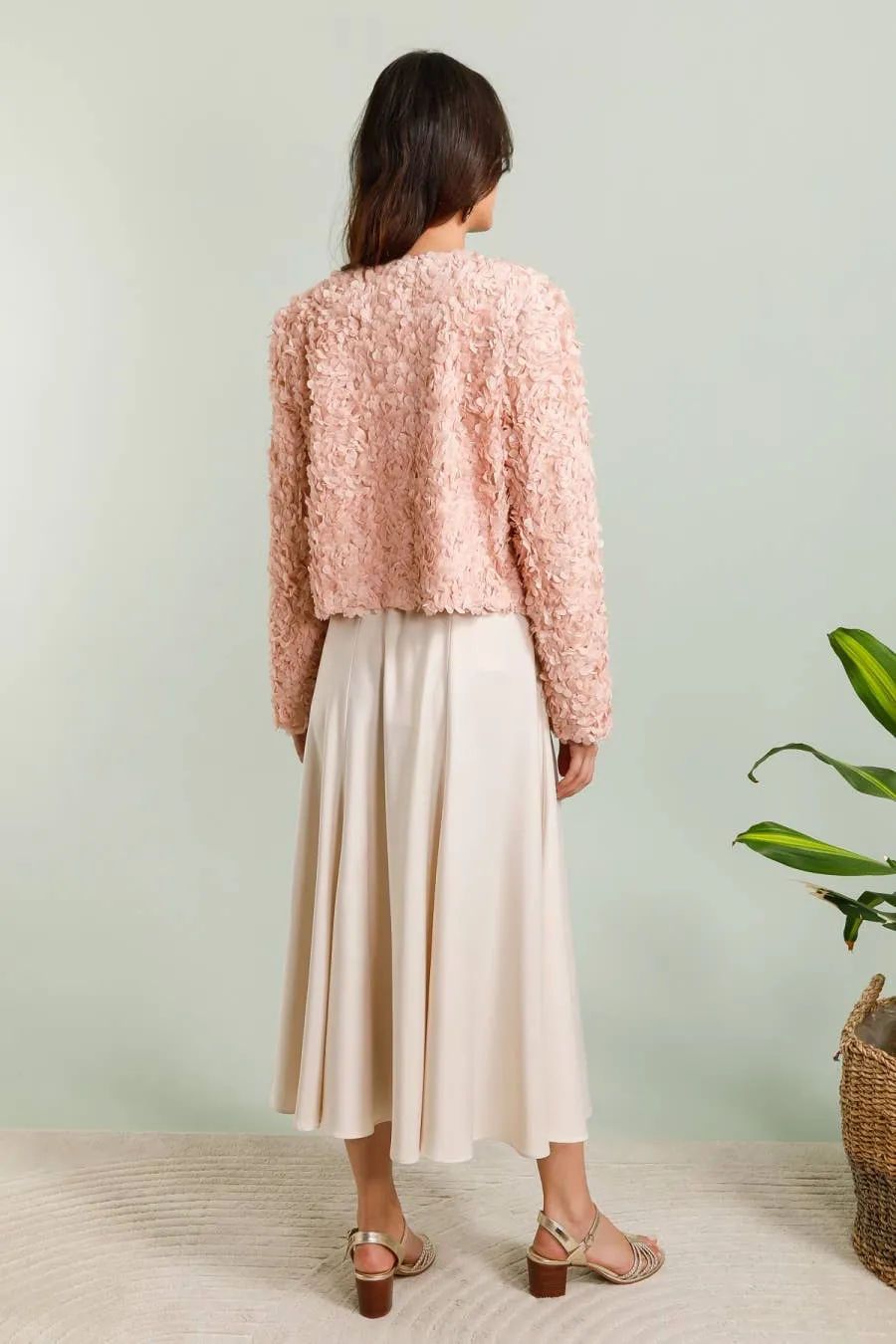 Valentine Skirt in Solid Satin