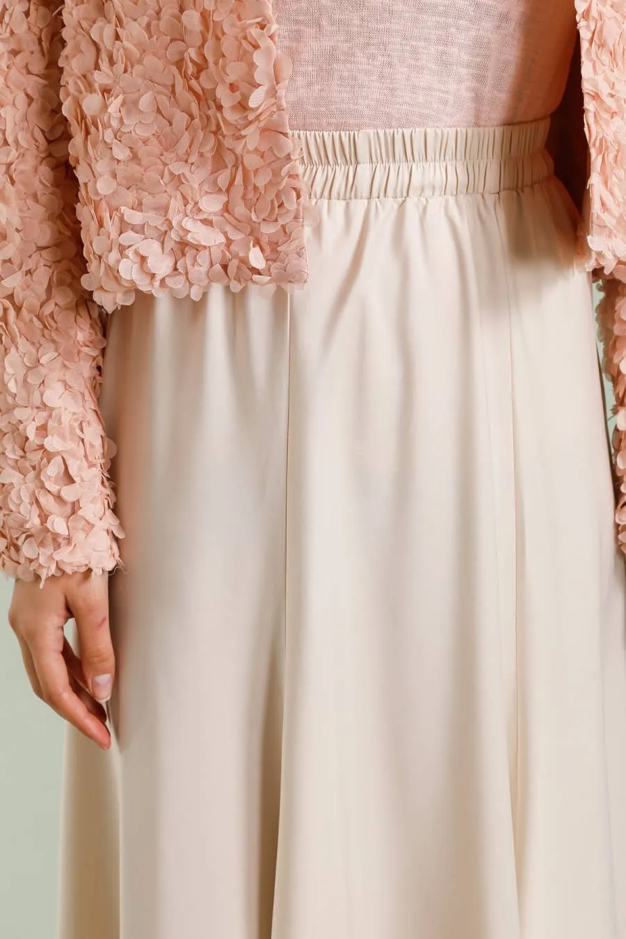 Valentine Skirt in Solid Satin