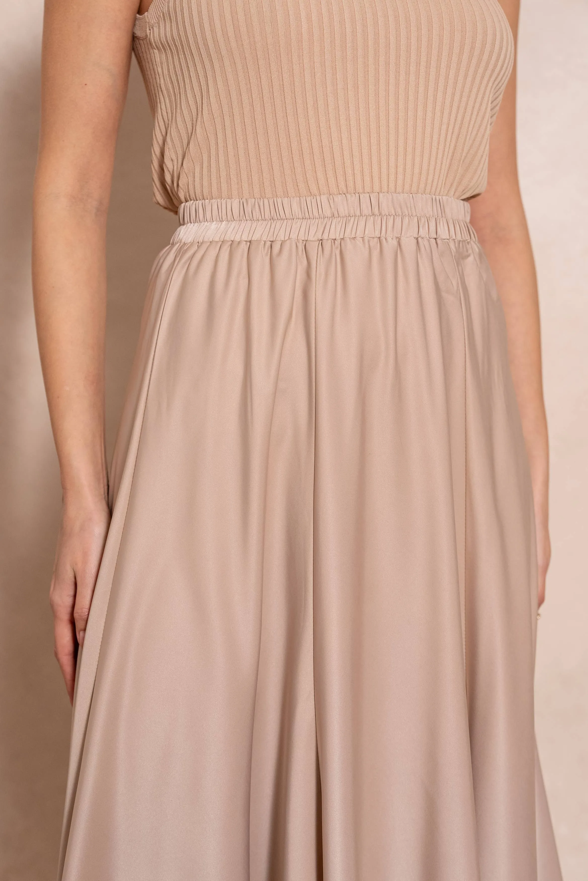 Valentine Skirt in Solid Satin