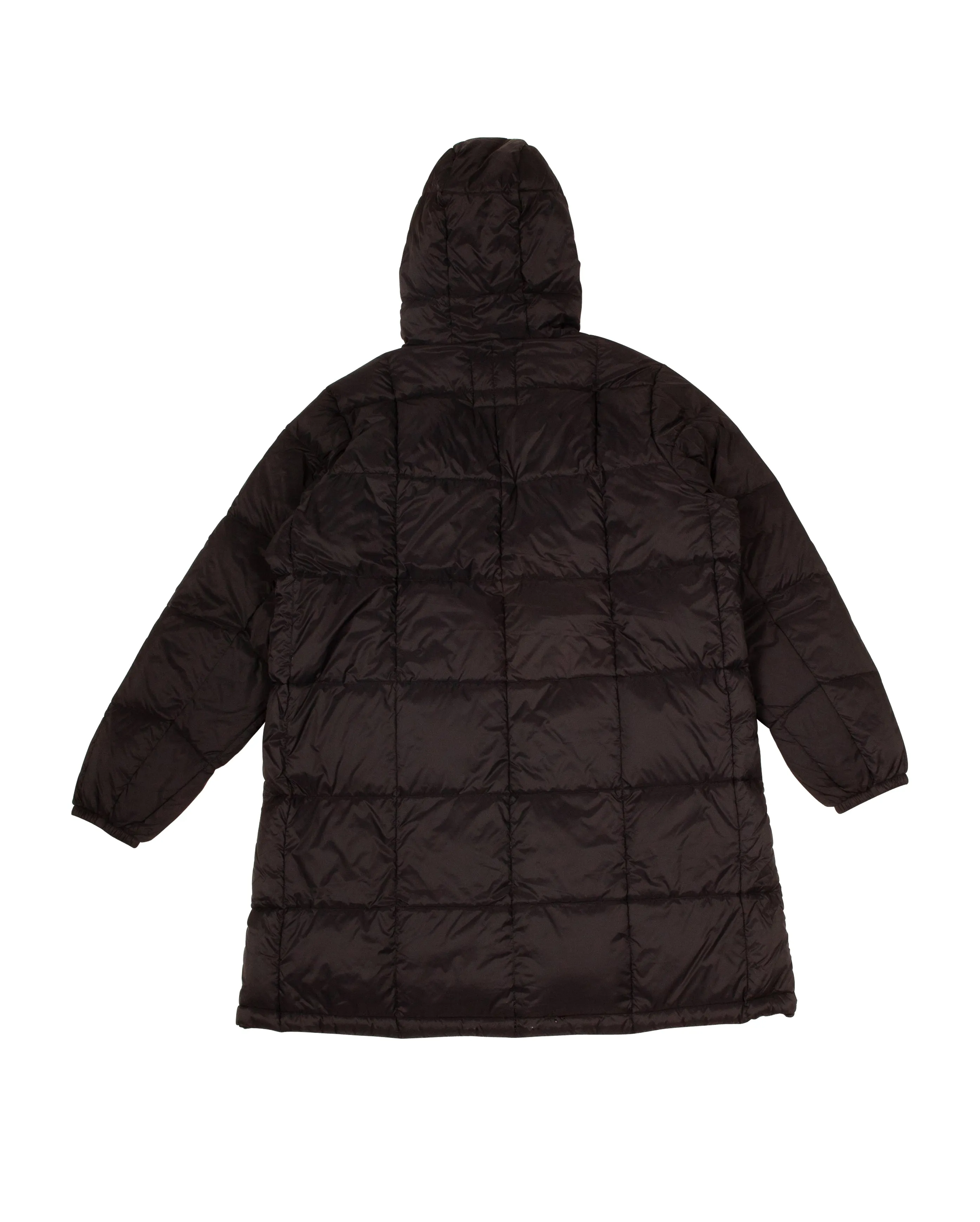 Volume Hood Down Coat Black