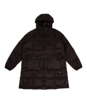 Volume Hood Down Coat Black