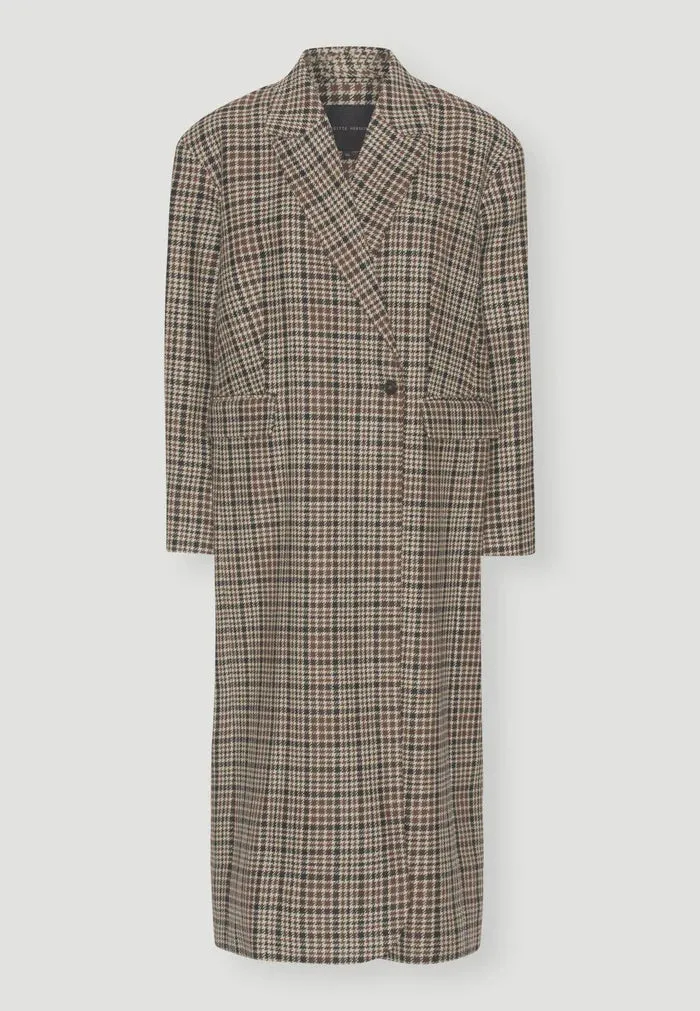 Wanda Wool Coat Checkered