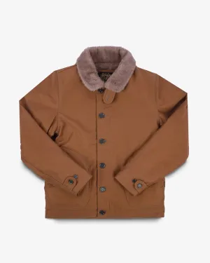 Whipcord N1 Deck Jacket - Brown