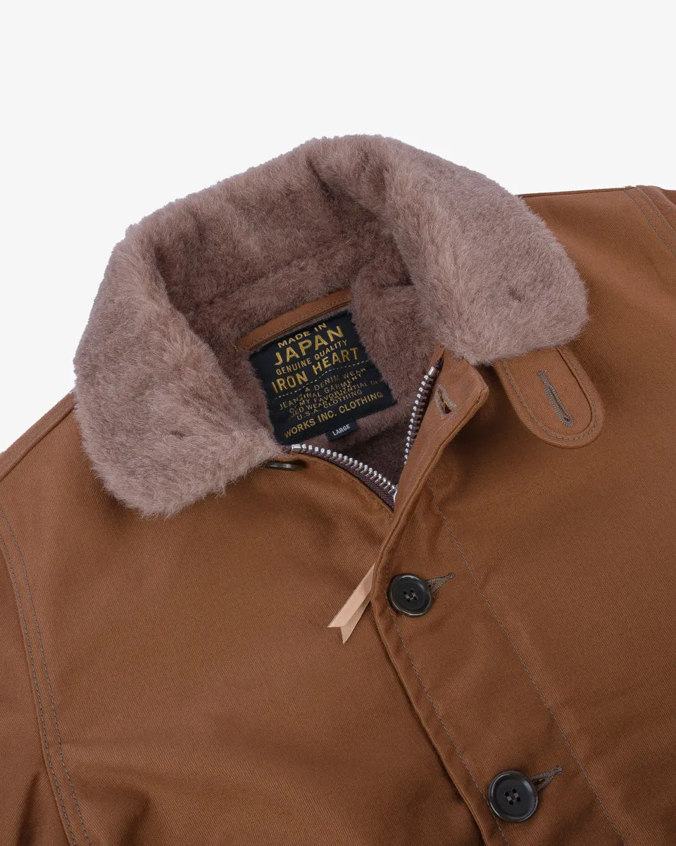 Whipcord N1 Deck Jacket - Brown
