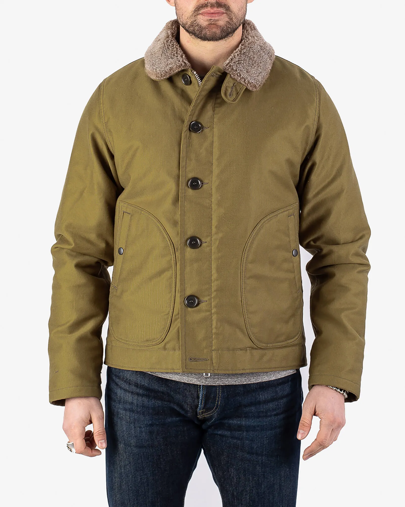 Whipcord N1 Deck Jacket - Khaki