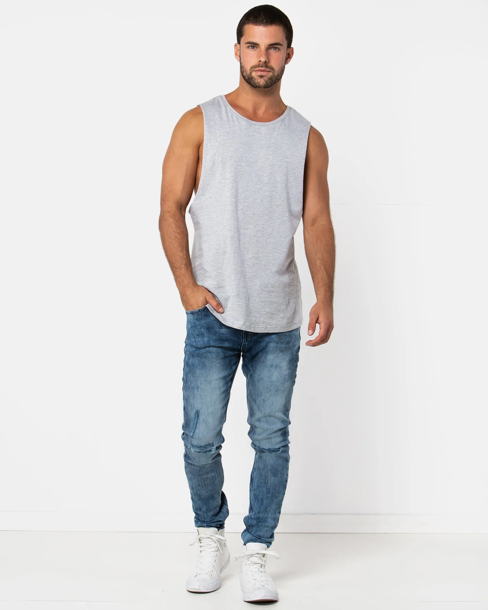 William Washed Blue Jeans