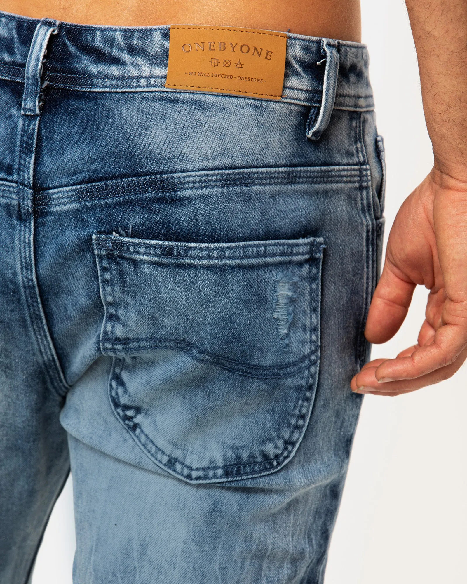William Washed Blue Jeans